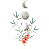 Floral Moon