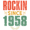 Birthday 1958 Spruch Rock
