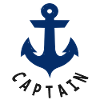 fier capitaine ancre bateau cadeau
