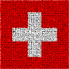 Swiss Flag Mosaic