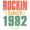 Birthday 1982 Spruch Rock