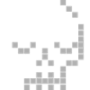 Pixel-Schädel