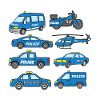Voiture de police policier