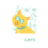 Science Recherche Laboratoire chats