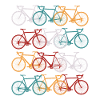 Vintage landevejscykel cykel cykel cyklist Retro