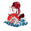 Wave Kanagawa Japan - Japansk Geisha, Samurai