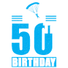 Parachutist Gift 50th Birthday