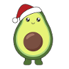 Avocado Christmas Lights Funny Avocados