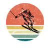 Vacances ski skieur Ski