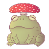 Cute Toadstool Toad Doodle
