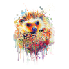 Hedgehog hand-drawn