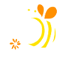 Bee with flower