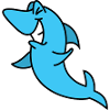 Shark Grin Laughing