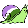 Genderqueer Snail Genderqueer Pride