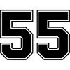 55 number jersey