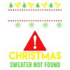 404 Fel Ugly Chritsmas Coder Programmerarkod