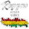 Reggae Vibes Black Waterfall Print