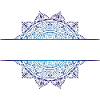 Mandala Cyan Magenta