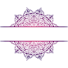 Mandala pink magenta