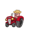 Proud little farmer