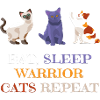 Fat Sleep warrior katten herhalen