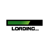 Barre verte de Loading