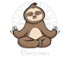Meditation Sloth - Yoga Sloth