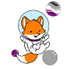 Fuchs Astronaut Ace Pride