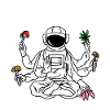 Astronaute Magic Mushrooms Psychedelic LSD
