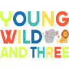 Young wild and three,Birthday