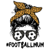 Football Mum - Messy Bun