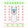 Lama Alpaka Ugly Christmas