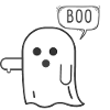 Ghost disapproval, Boo