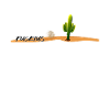 Fucktus Cactus Sand Steppenläufer Mittelfinger