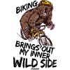Grizzly goes mountain biking