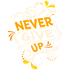 Never give up 01