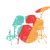 Drums Retro Gift