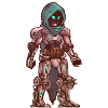 Cute rusty robot
