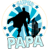 Super Strong Dad Superhero