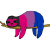 Bisexual Pride Sloth