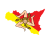 Italia Italia Sicilia Bandiera Sicilia Palermo