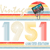 Happy 70th Birthday Vintage 1951 70 Years Old