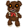 Zombie Teddy Horror Animale di peluche Halloween