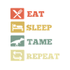 Eat Sleep Tame Repeat Dinosaur