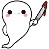 avec couteau Halloween
