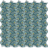 Mosaic of Blue Fish