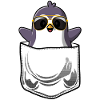 Penguin Chest Bag Sunglasses Pocket