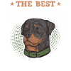 Rottweiler Papa Dog Lover