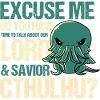 Lord & Savior Cthulhu Kawaii Religione Parodia