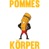 Pommes Formten diesen Körper